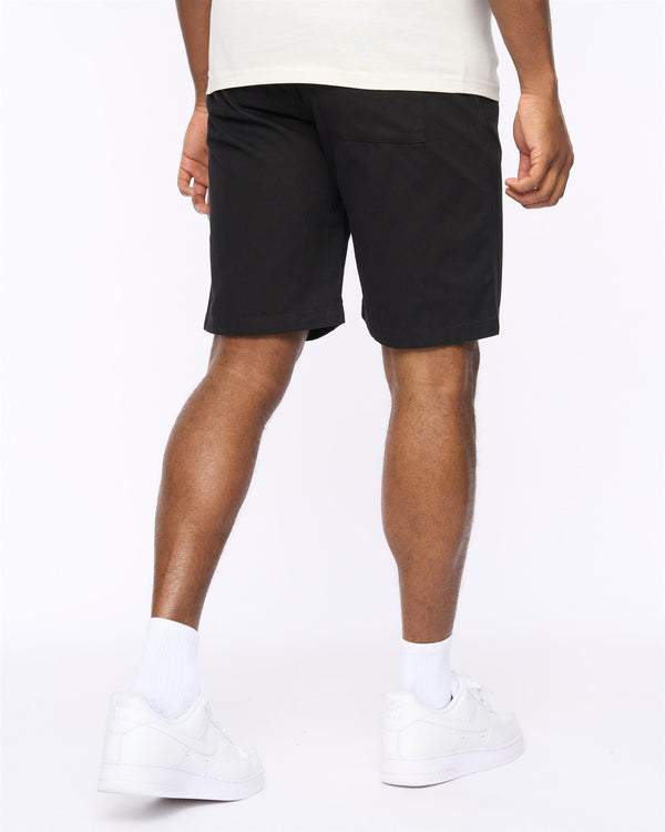 Crosshatch Blansmoore Elastic Waist Shorts Black