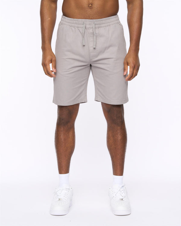 Crosshatch Blansmoore Elastic Waist Shorts Grey