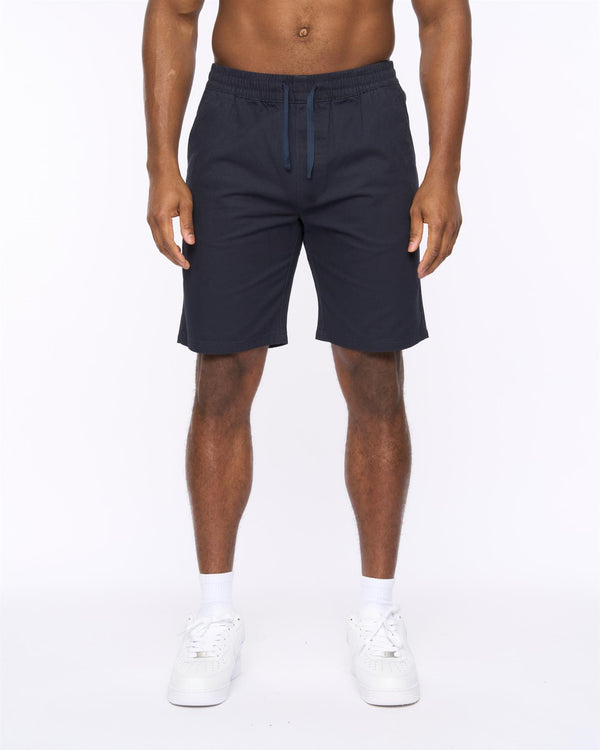 Crosshatch Blansmoore Elastic Waist Shorts Navy