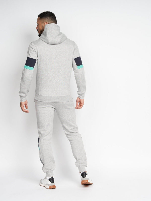 Crosshatch Blastout Hoodie Grey Marl