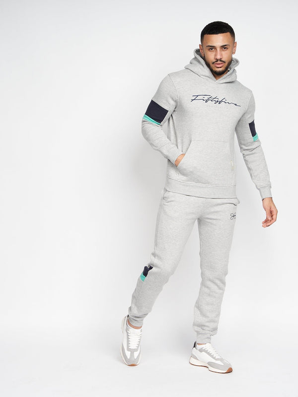 crosshatch Blastout Hoodie Grey Marl