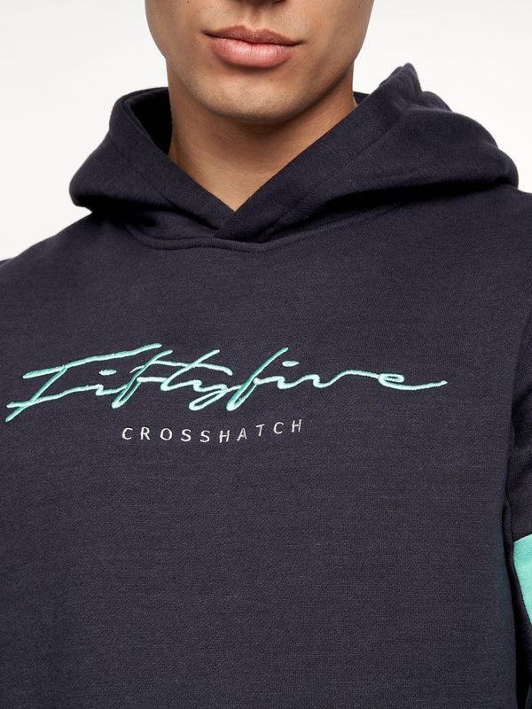 Crosshatch Blastout Hoodie Navy