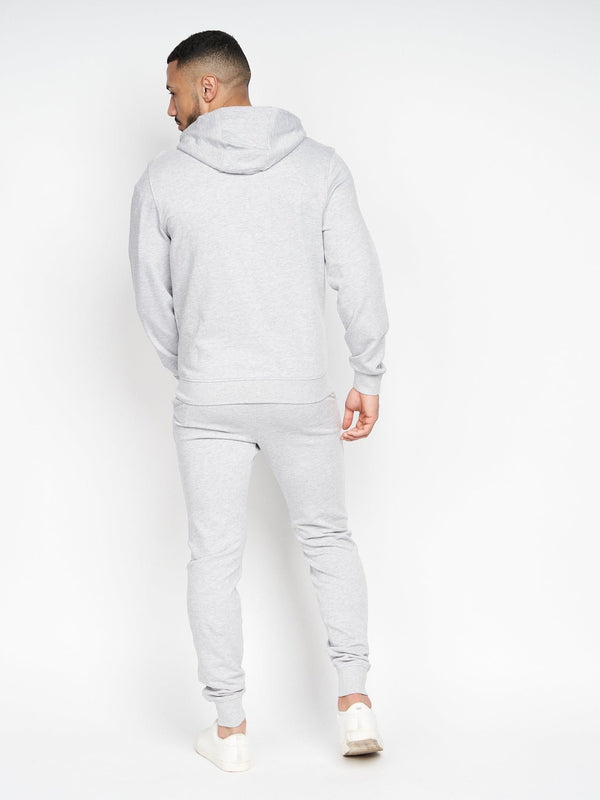 Crosshatch Braxson Hoodie Grey Marl