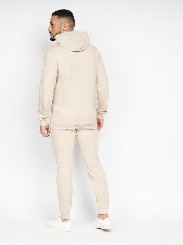 Crosshatch Braxson Hoodie Stone