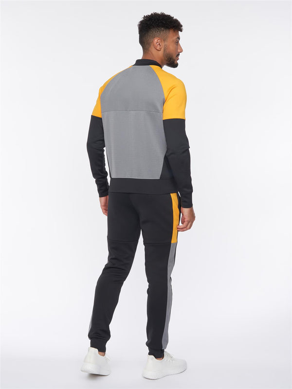 Crosshatch Brayden Tracksuit Charcoal Marl