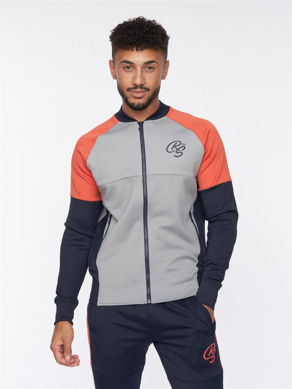 Crosshatch Brayden Tracksuit Grey Marl