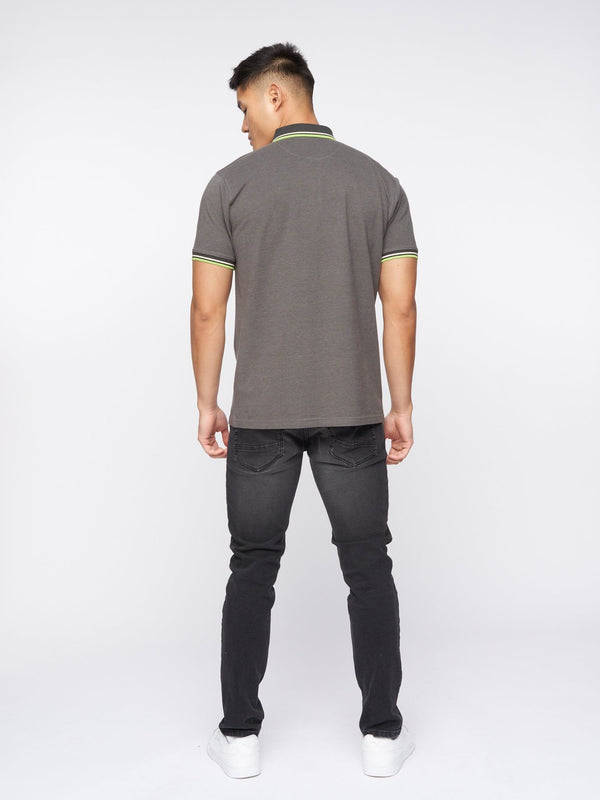 Crosshatch Britmane Polo Grey