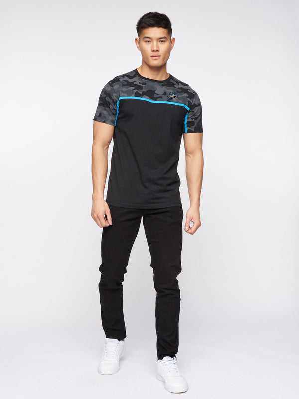 Crosshatch Buraca Slim Fit Denim Jeans Black