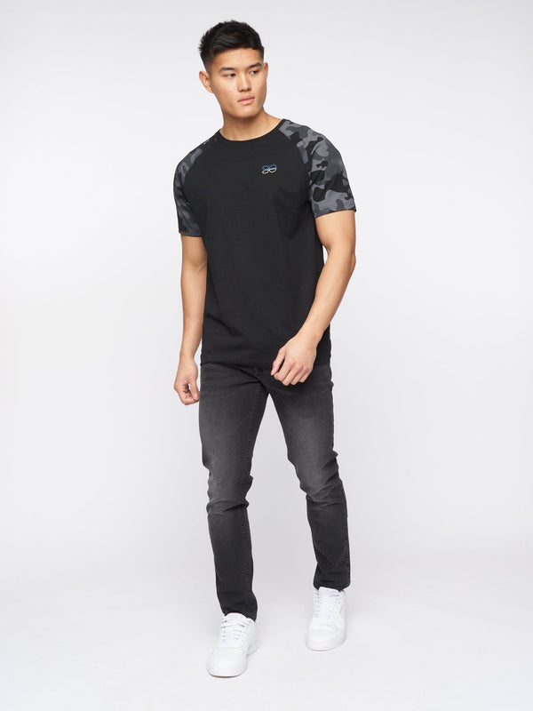 Crosshatch Buraca Slim Fit Denim Jeans Black Wash