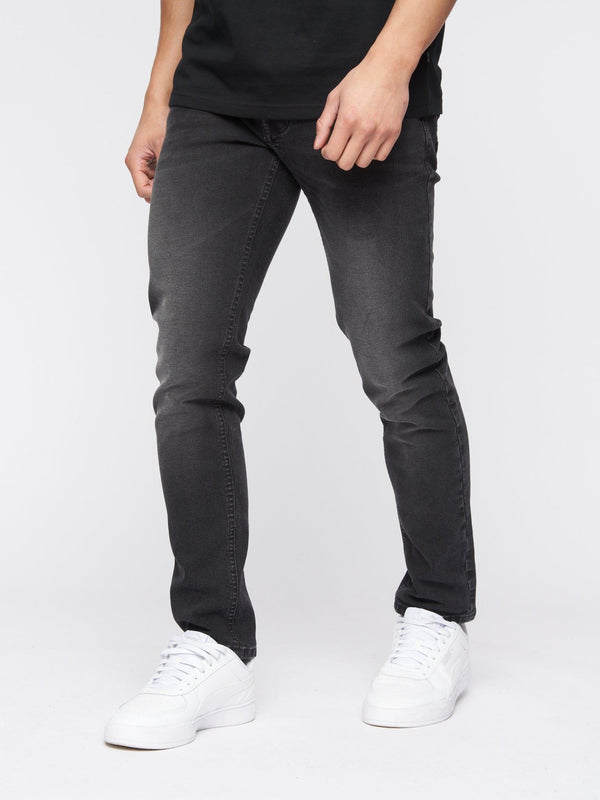 Crosshatch Buraca Slim Fit Denim Jeans Black Wash