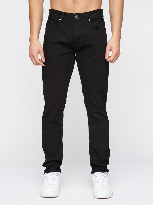 crosshatch Buraca Slim Fit Denim Jeans Black