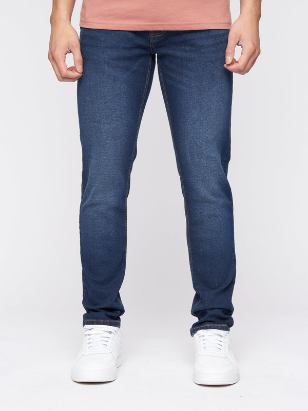 Crosshatch Buraca Slim Fit Denim Jeans Dark Wash