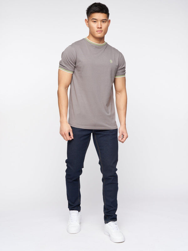 Crosshatch Buraca Slim Fit Denim Jeans Indigo Wash