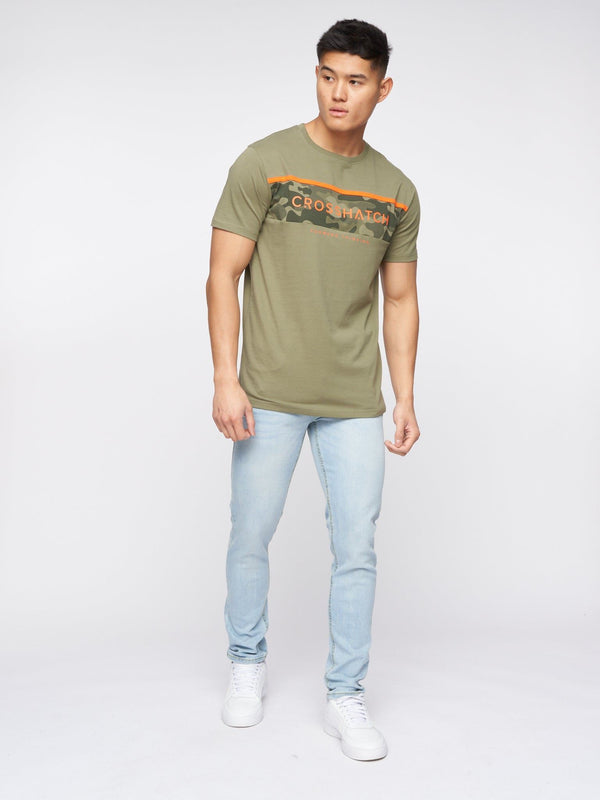 Crosshatch Buraca Slim Fit Jeans Light Wash