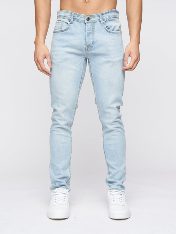 crosshatch Buraca Slim Fit Jeans Light Wash