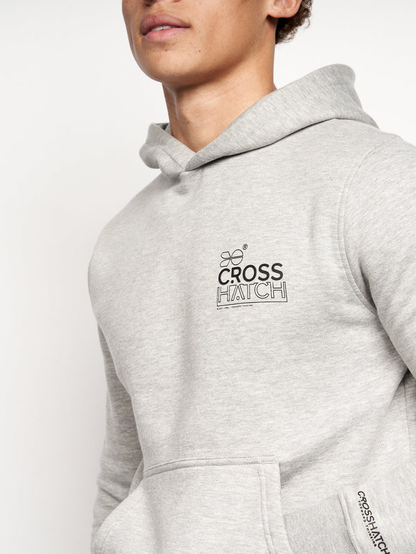 Crosshatch Burmax Hoodie 2pk Blue/Grey