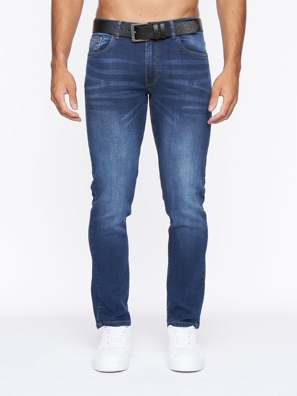 crosshatch Cadman Straight Jeans Dark Wash