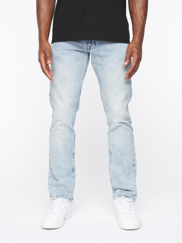 Crosshatch Cadman Straight Jeans Light Wash