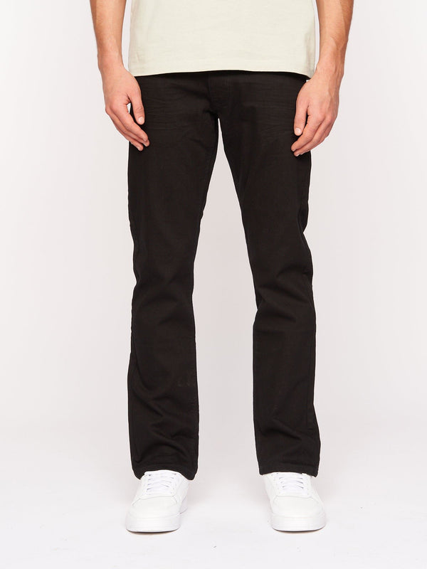 crosshatch Cadman Straight Jeans Solid Black