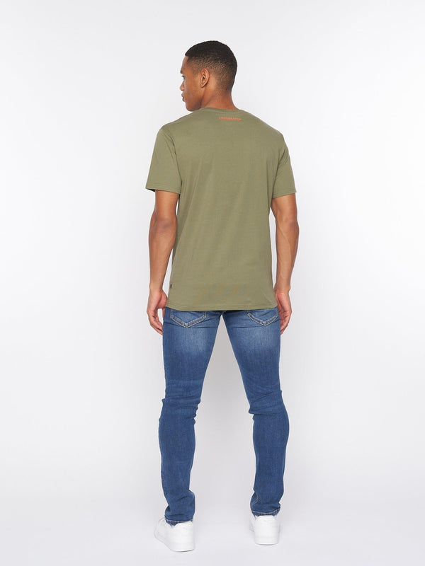 Crosshatch Camalar T-Shirt Olive