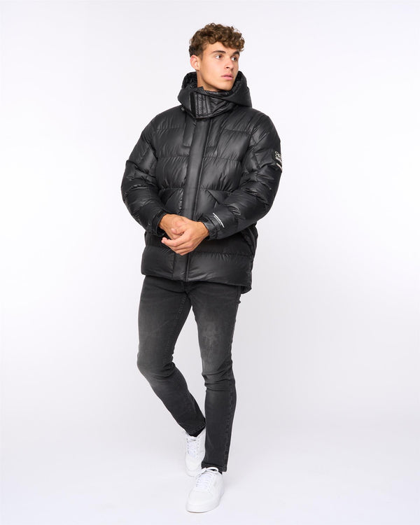 Crosshatch Camptor Panel Jacket Black
