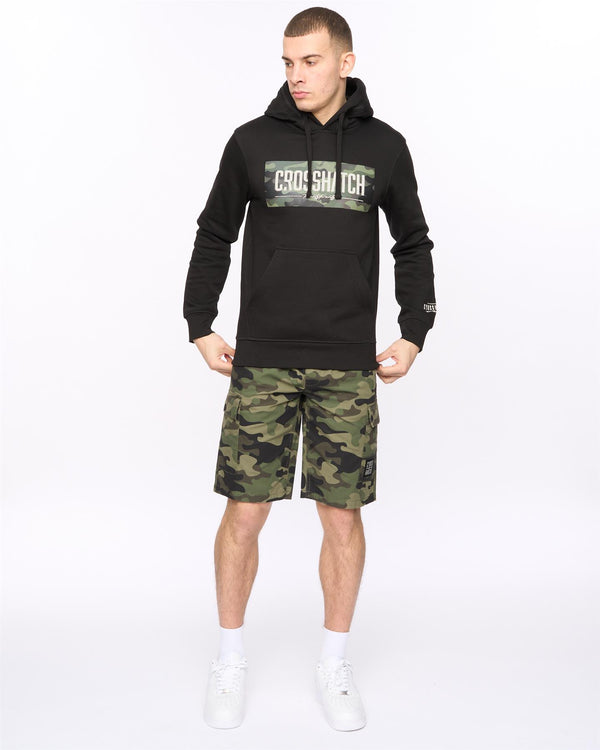Crosshatch Camtort Hoodie Black