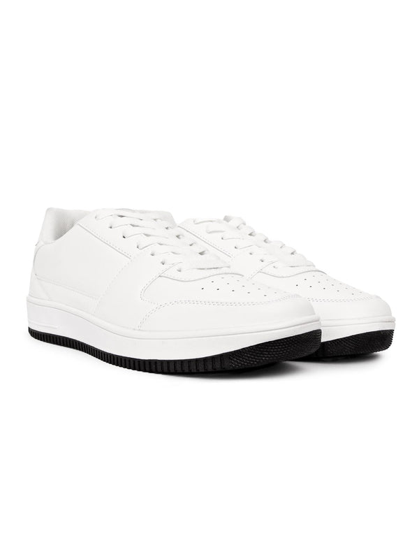 crosshatch Casimiro Trainers White
