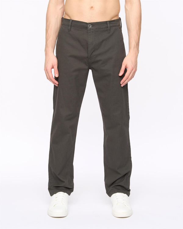 Crosshatch Chalford Baggy Chinos Anthracite