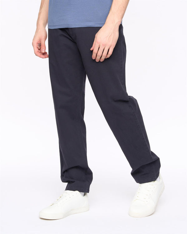 crosshatch Chalford Baggy Chinos Navy