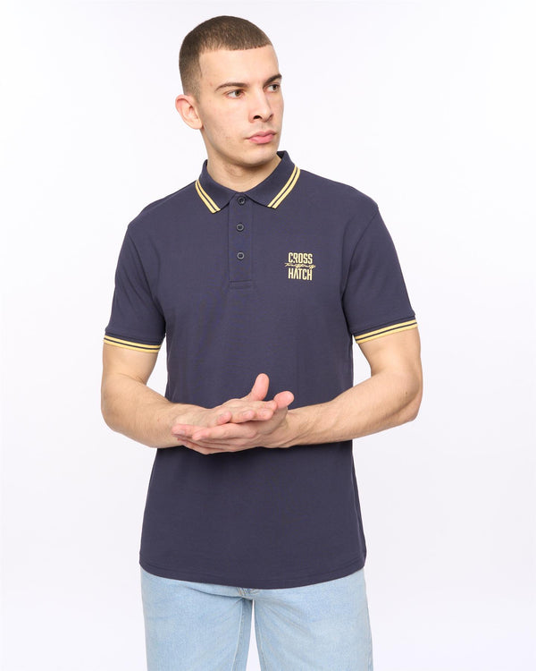 Crosshatch Changra Polo Blue Night