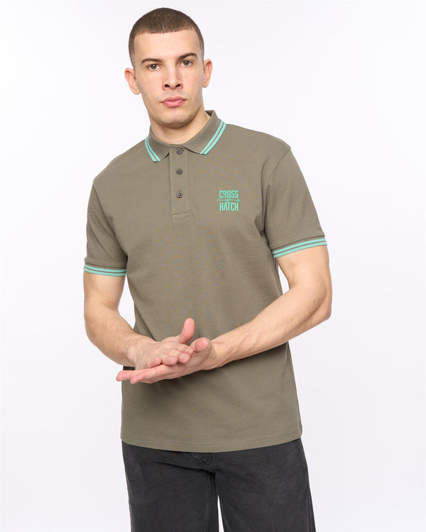 Crosshatch Changra Polo Dark Sage