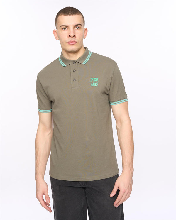 crosshatch Changra Polo Dark Sage