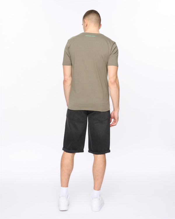 Crosshatch Changra T-Shirt Dark Sage