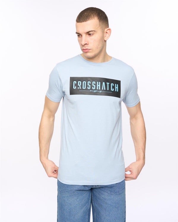 Crosshatch Changra T-Shirt Light Blue