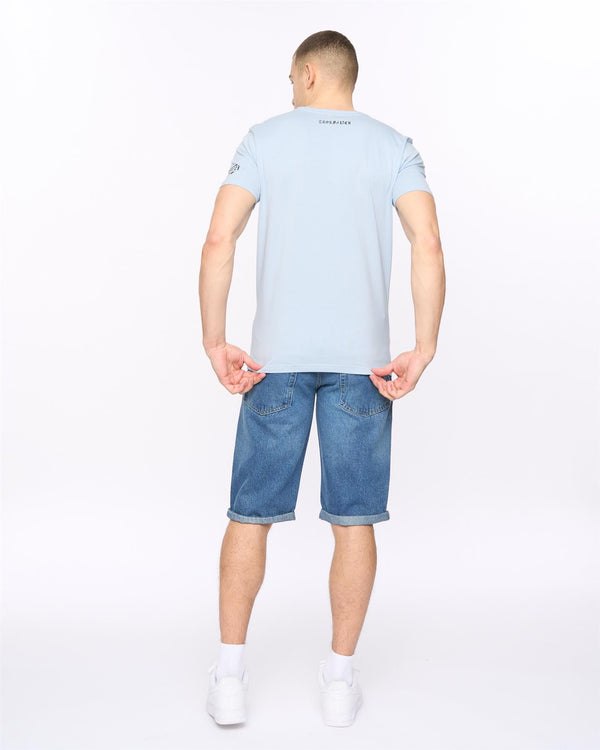 Crosshatch Changra T-Shirt Light Blue