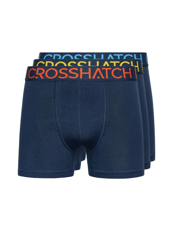 crosshatch Chasma Boxers 3pk Navy