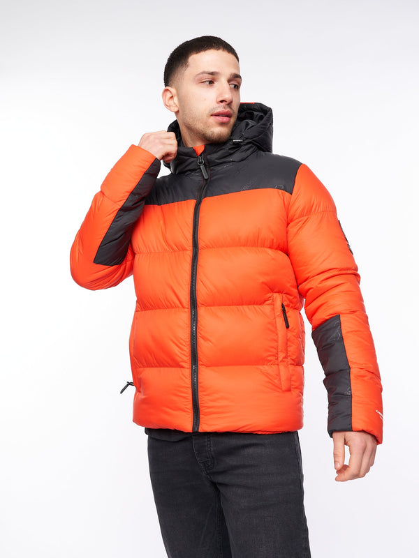 Crosshatch Chemerley Hooded Jacket Orange