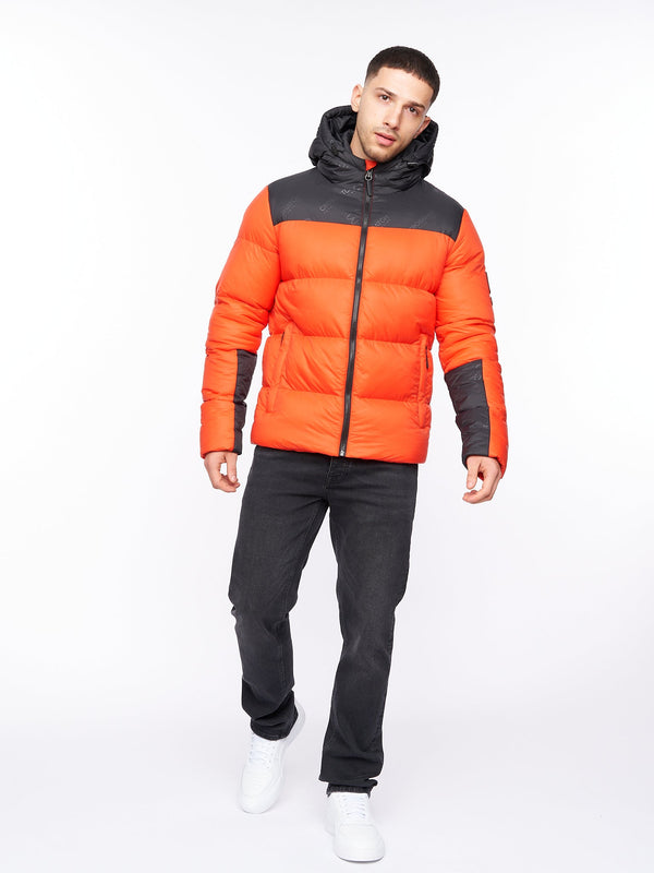 Crosshatch Chemerley Hooded Jacket Orange