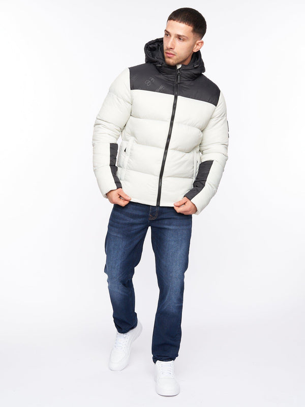 Crosshatch Chemerley Hooded Jacket Putty