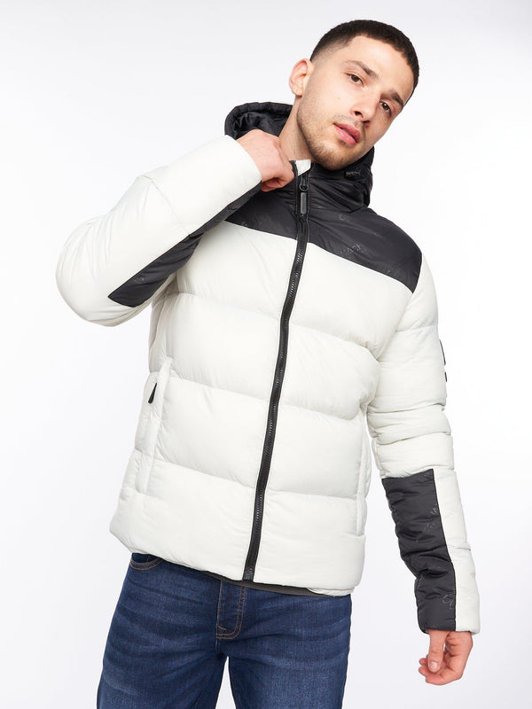 Crosshatch Chemerley Hooded Jacket Putty