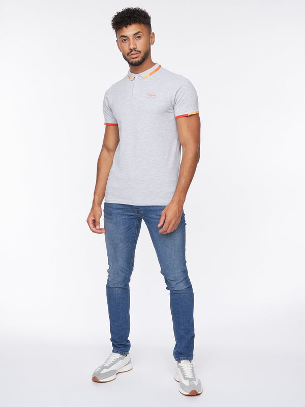 Crosshatch Chemfort Polo Grey Marl