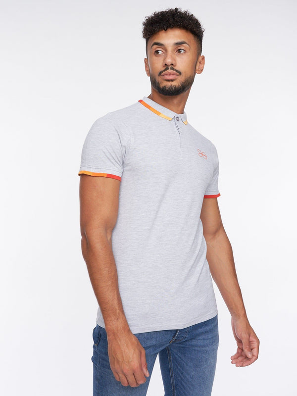 Crosshatch Chemfort Polo Grey Marl