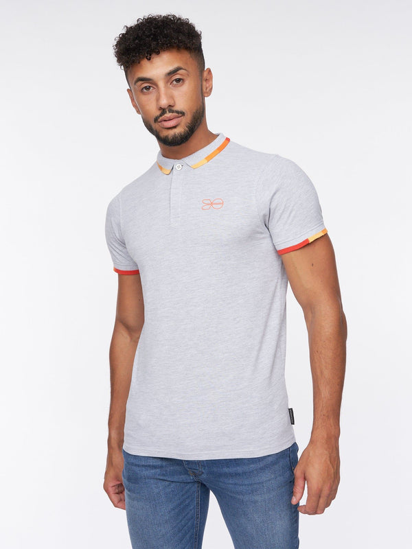 crosshatch Chemfort Polo Grey Marl