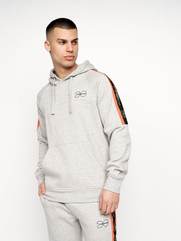 Crosshatch Chillmake Hoodie Grey Marl