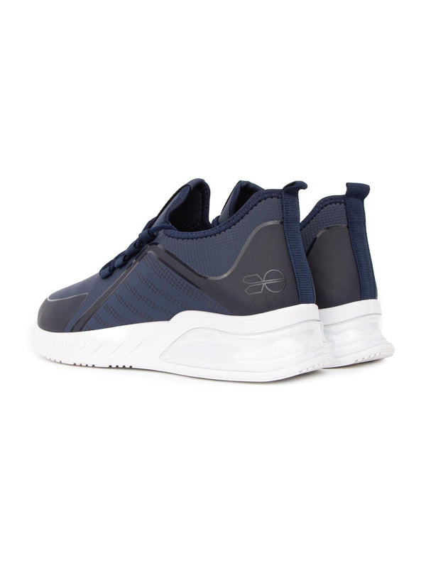 Crosshatch Clarington Trainers Navy/Green