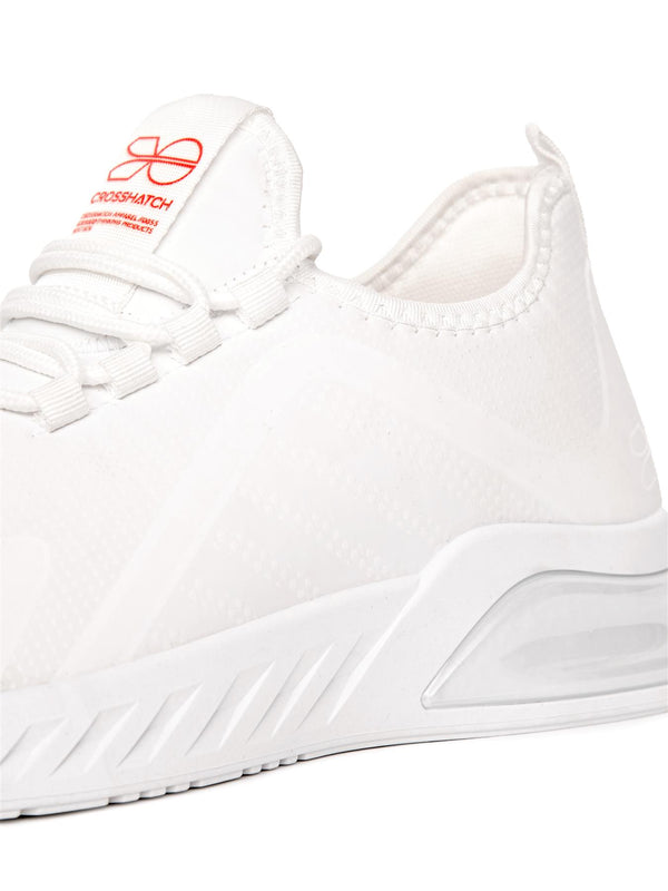 Crosshatch Clarington Trainers White/Red