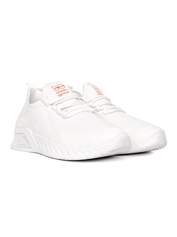 crosshatch Clarington Trainers White/Red