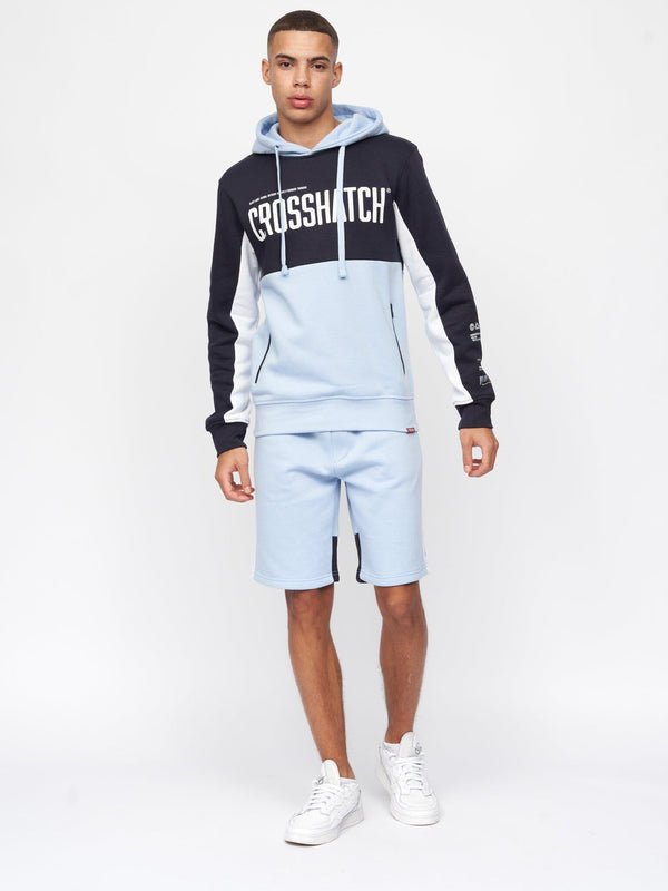 Crosshatch Compounds Shorts Navy/Light Blue