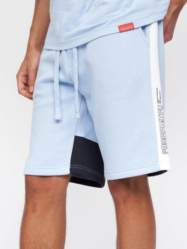 crosshatch Compounds Shorts Navy/Light Blue