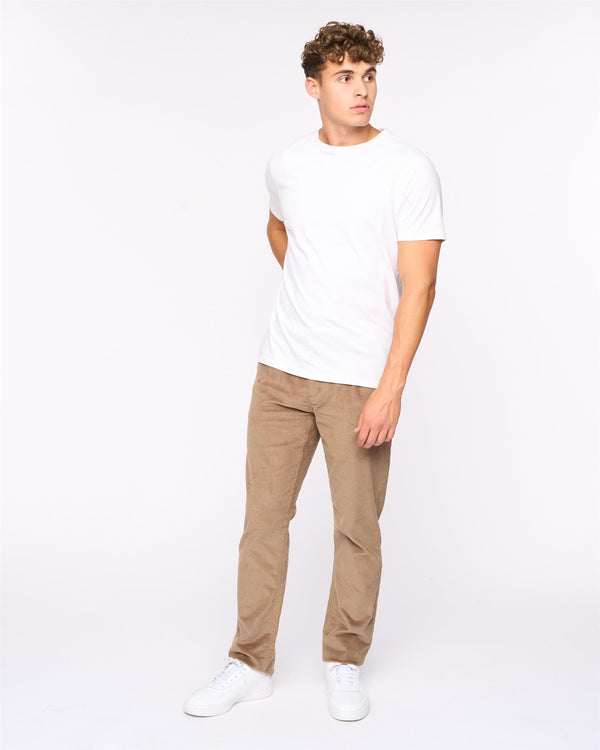 Crosshatch Cordout Loose Pants Biscuit